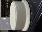 Antique Trailed Slip Lidded Crock in Green and Cream, c. 1900–1940