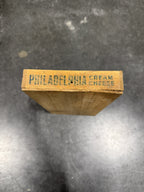 Antique Philadelphia Cream Cheese Wood Shipping Box, c. 1900–1930