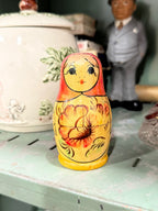 Vintage Russian Matryoshka Nesting Dolls, Made in USSR, c. 1950–1991