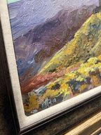 Erik Holland Nevada High Desert Plein Air Oil on Canvas, Signed, 2013