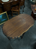 Hannahs Walnut Oval Pie Crust Occasional Table, Kenosha, c. 1920–1935