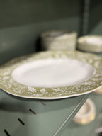 J & G Meakin Renaissance Green Transferware Part Service, c. 1950–1970