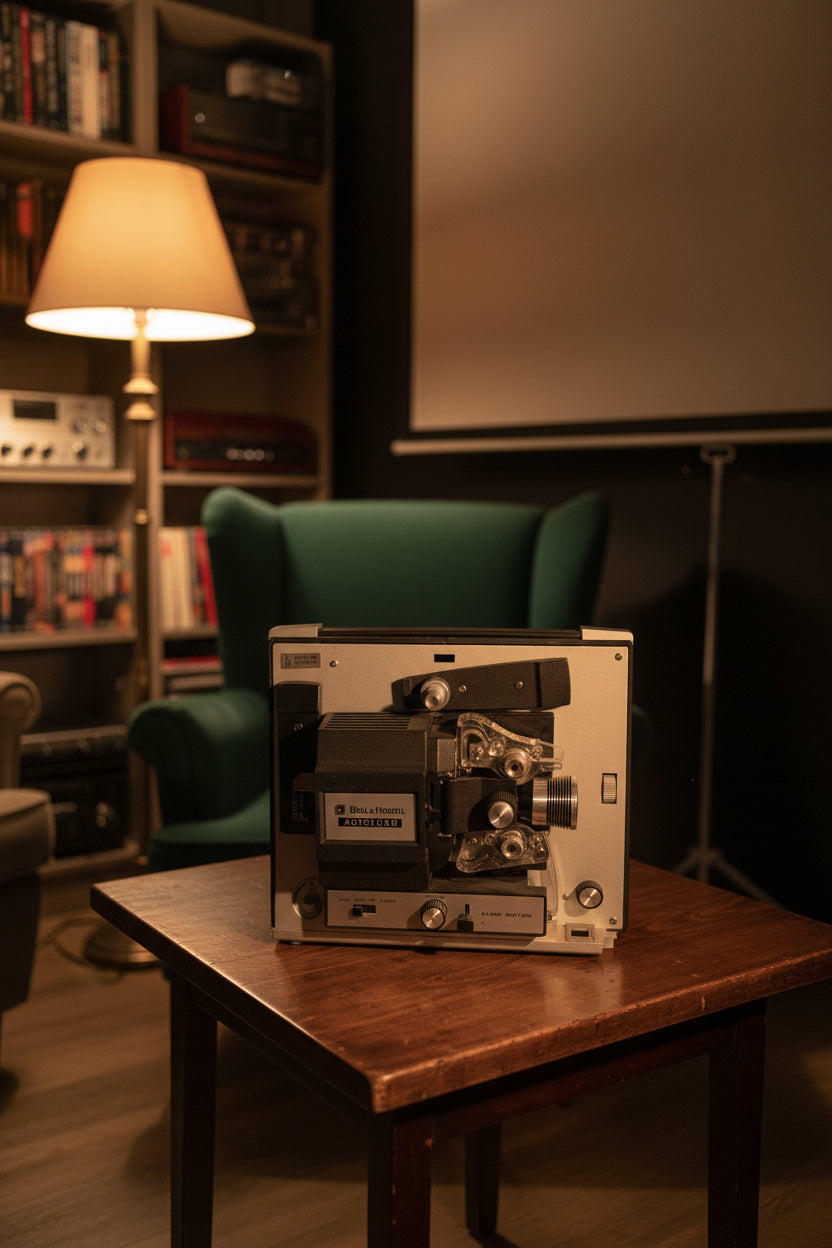 Vintage Bell & Howell Autoload 8mm Movie Projector Mid-Century Decor