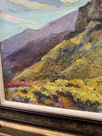 Erik Holland Nevada High Desert Plein Air Oil on Canvas, Signed, 2013