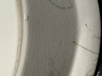 Antique Trailed Slip Lidded Crock in Green and Cream, c. 1900–1940