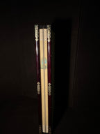 Vintage Japanese Four Panel Byobu Table Screen, Signed, c. 1950–1980