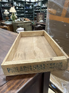 Antique Philadelphia Cream Cheese Wood Shipping Box, c. 1900–1930