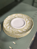 J & G Meakin Renaissance Green Transferware Part Service, c. 1950–1970