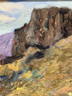 Erik Holland Nevada High Desert Plein Air Oil on Canvas, Signed, 2013