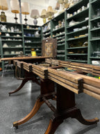 Brandt Warfield Mahogany Triple Pedestal Banquet Table, c. 1937–1950
