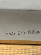 Erik Holland Nevada High Desert Plein Air Oil on Canvas, Signed, 2013