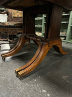 Brandt Warfield Mahogany Triple Pedestal Banquet Table, c. 1937–1950