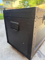 Walter Hinchman Refinished Antique Tool Chest on Casters, c. 1910–1935