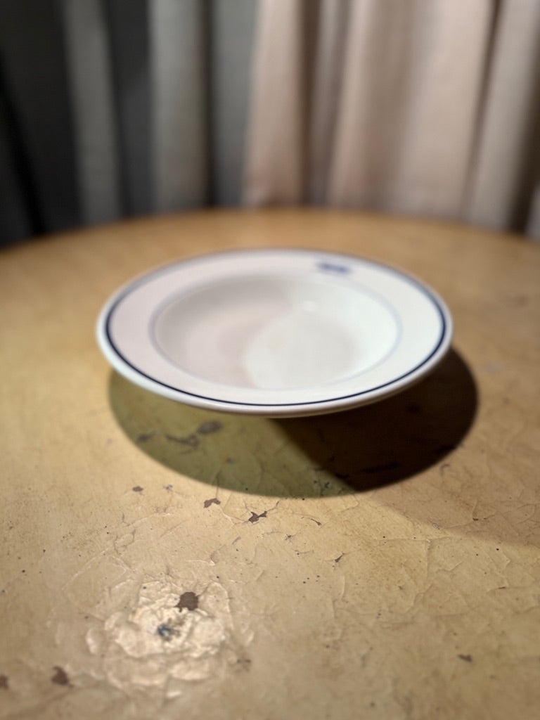 Syracuse China O.P. Co. Cobalt Rim Bowl, c. 1950s–60s