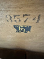Hannahs Walnut Oval Pie Crust Occasional Table, Kenosha, c. 1920–1935