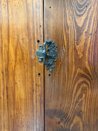 Antique Pine Two-Door Cupboard in Wormwood Boards, c. 1875–1910
