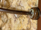 Gilt Iron Magazine Stand, Palmette Frieze, Brass Feet, c. 1950–1975