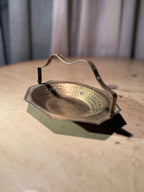 Antique Hammered Brass Handled Dish (c. 1900–1930)