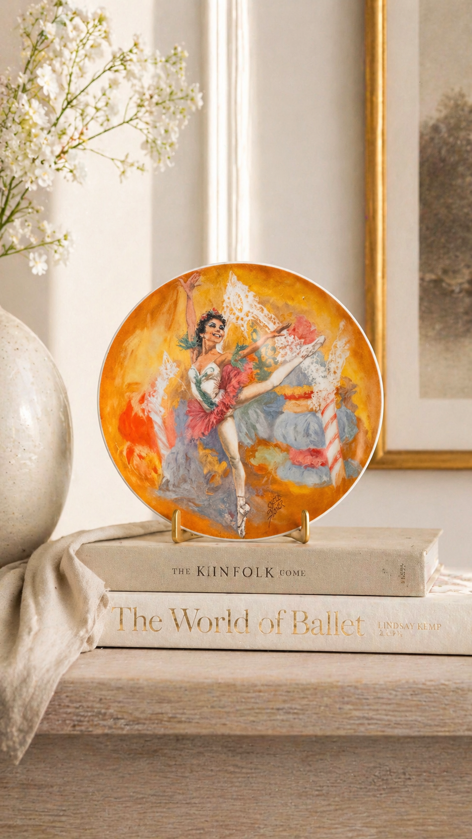 Vintage Viletta “The Sugarplum Fairy” Nutcracker Plate, c. 1979