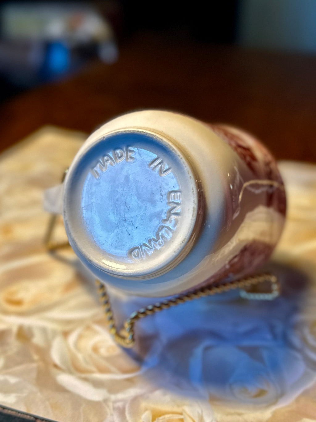 English Transferware Mug – Raglan Castle Scene, Mid-20th Century | Curated Reduction