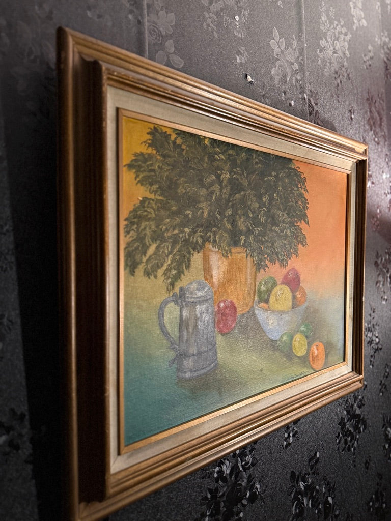 Still Life Oil Painting by Terry Daugherty (1985) | Signed American Still Life