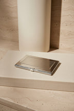 Vintage Silver-Tone Metal Card Case c. 1950s-1970s