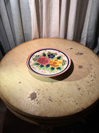 Vintage Bella Casa Floral Plate by Ganz (c. 1960s–1970s)