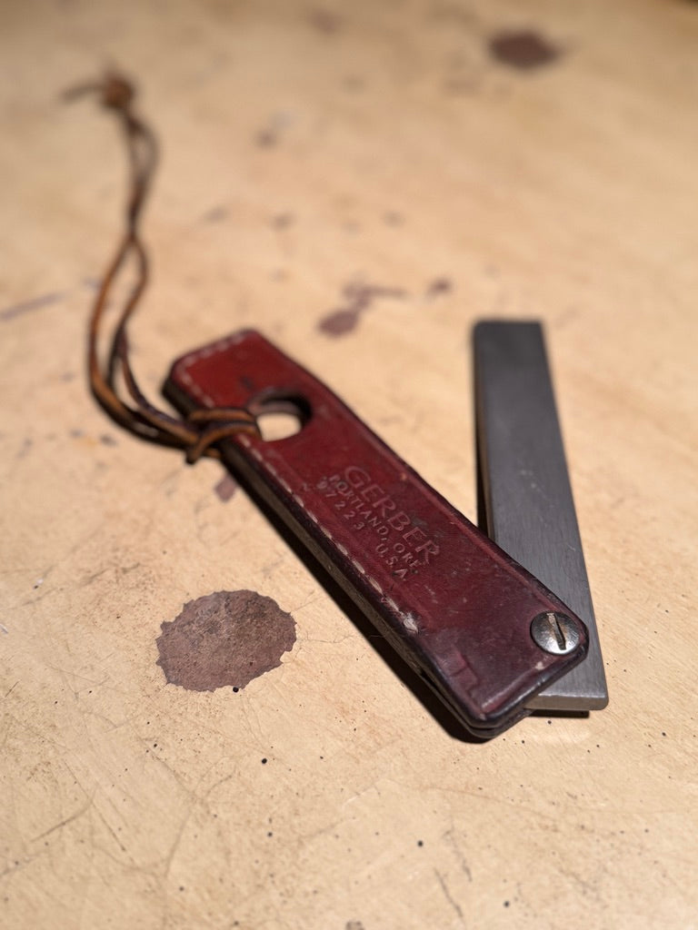 Vintage Gerber Folding Honing Steel c. 1970s
