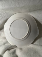 White Ironstone-Style Handled Serving Plate, c. 1920s