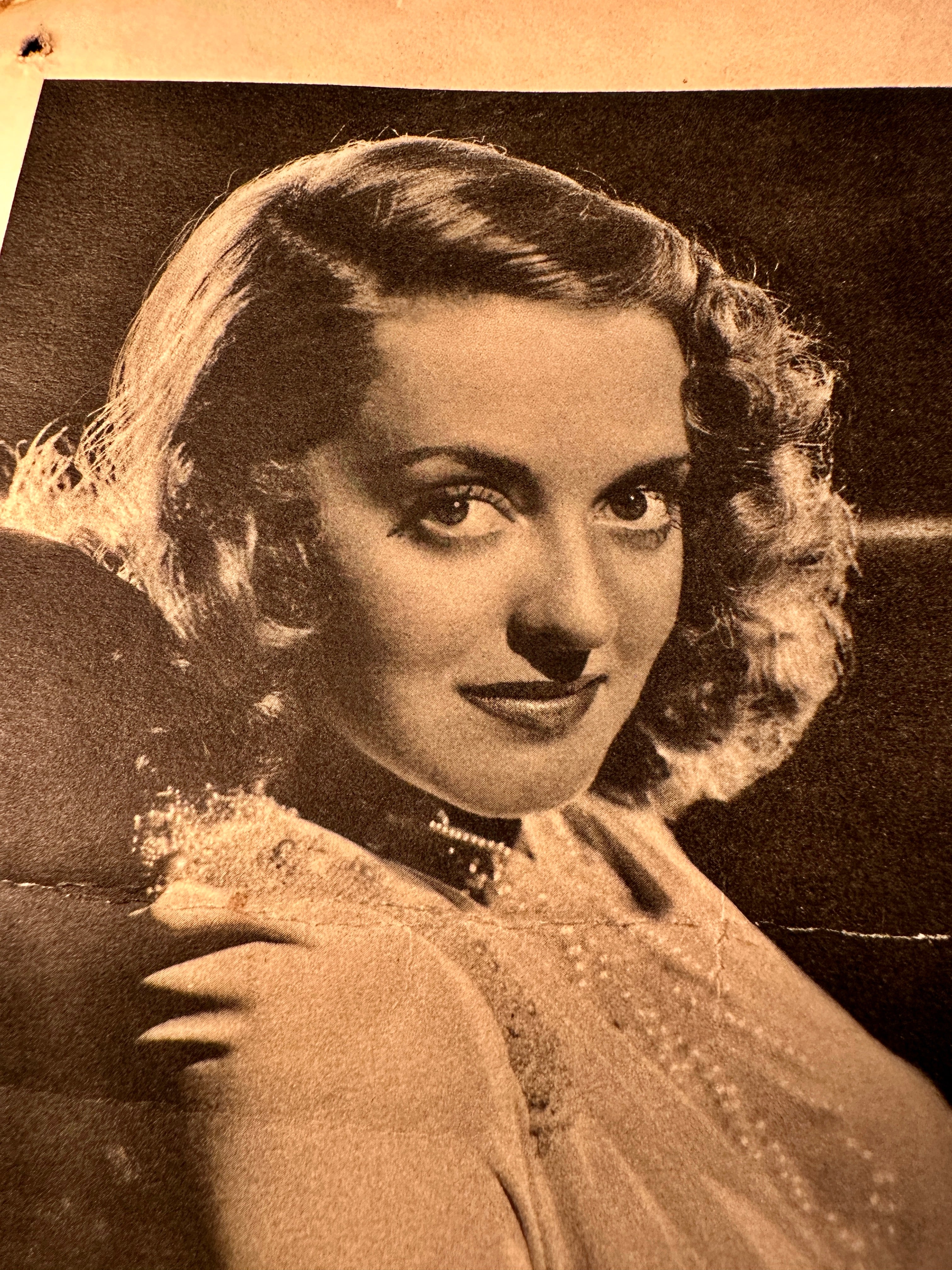 Original Bette Davis Aquatone Publicity Portrait, c. 1930s | Warner–First National Studio Find