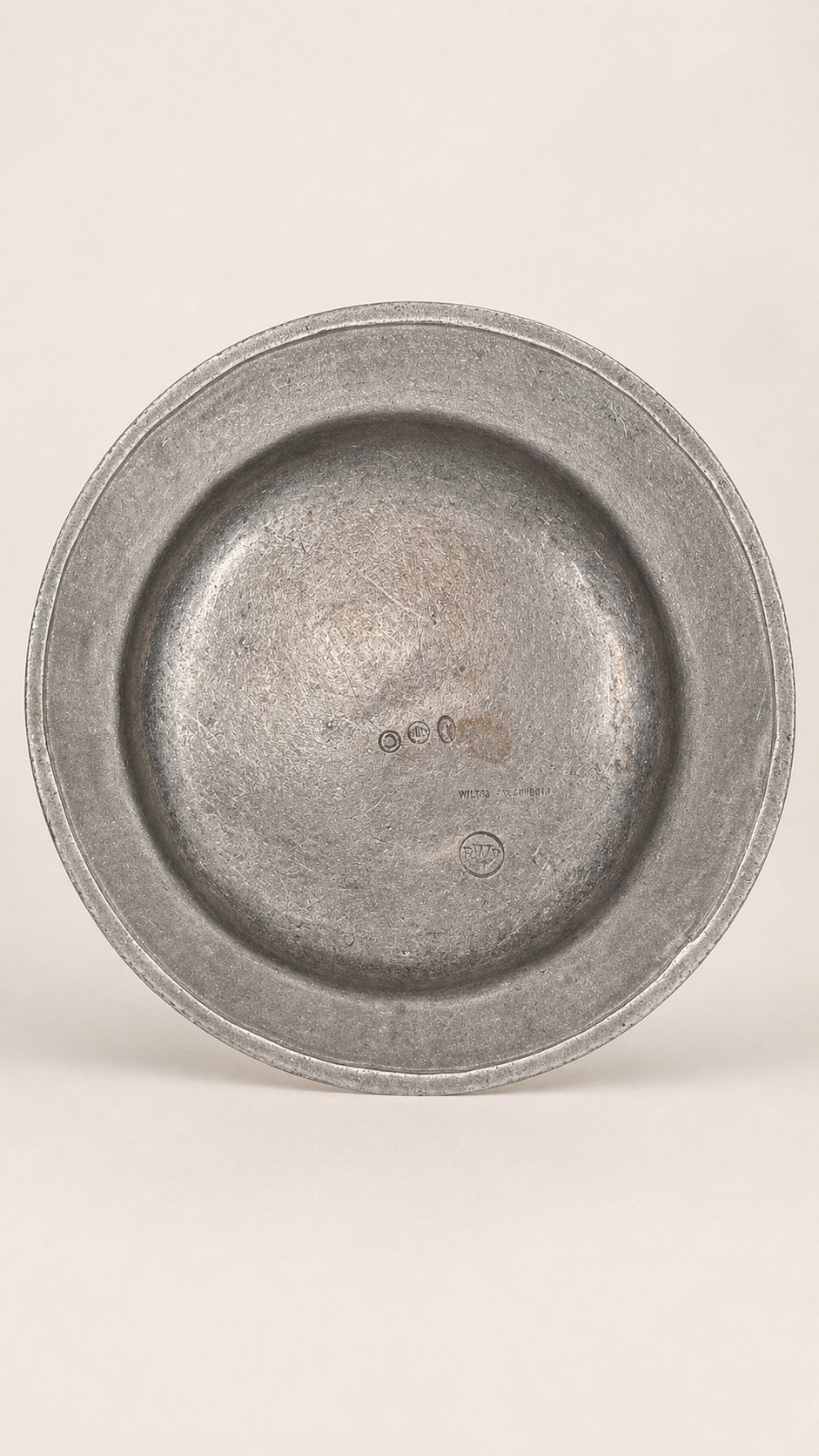 Vintage Spanish Pewter Toast Plate “Para Disfrutar…” c. 1960s–1980s