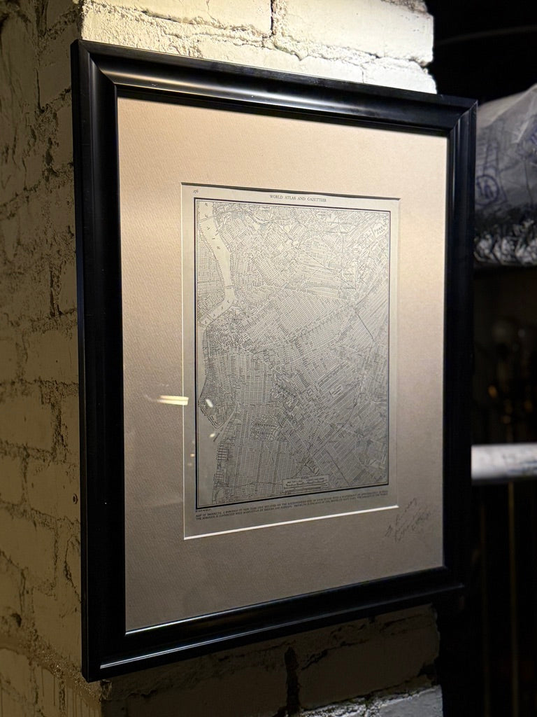 Map of Brooklyn, New York City, from Collier’s Atlas, c. 1939