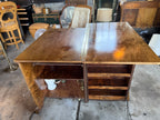 Monumental Folding Architect’s Desk with Integrated Storage (c. 1930–1945)