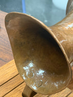Antique Hand-Raised Copper Water Pitcher, 13 in., c. 1880–1925