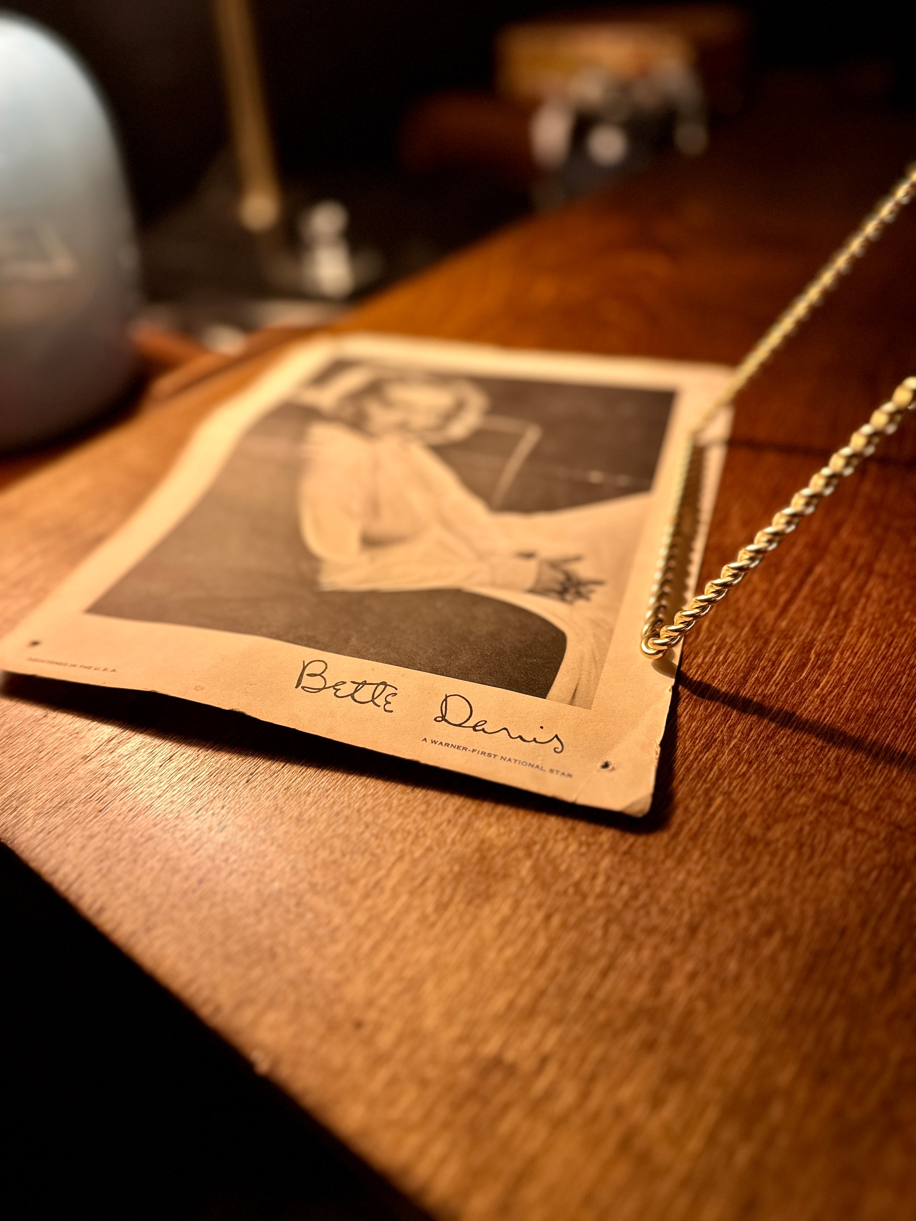 Original Bette Davis Aquatone Publicity Portrait, c. 1930s | Warner–First National Studio Find