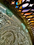 F. B. Rogers Engraved Silverplate Gallery Tray  c. 1940s–1960s