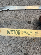 Millers Falls No. 99 Adjustable Hacksaw Frame with Pistol Grip, Greenfield Mass., with a Wood-Handled Pad Saw, c. 1950–1970