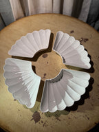 Set of 4 Mid-Century California Shell Dishes, C613 (c. 1955)