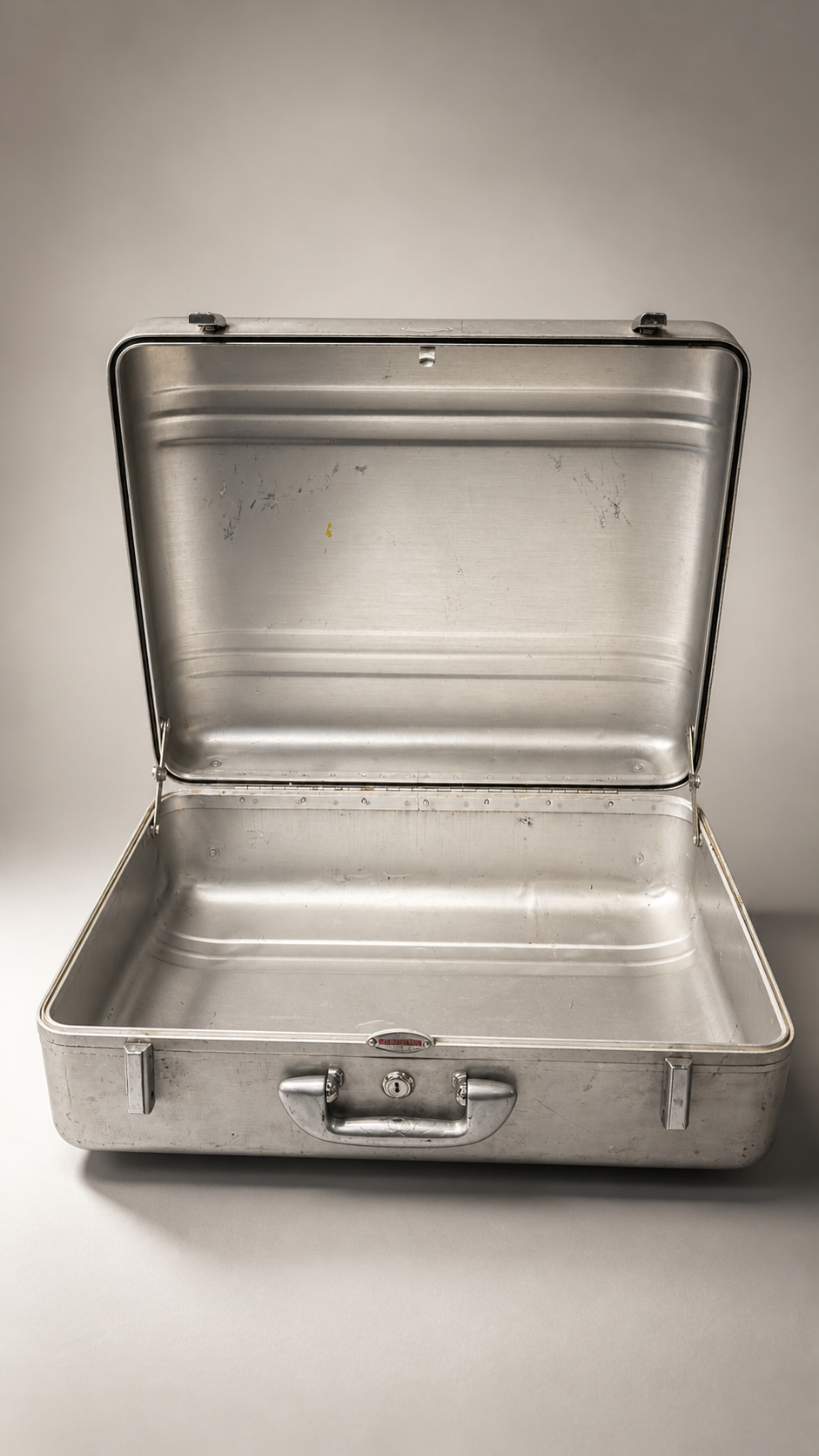 Rare Early Halliburton Los Angeles Aluminum Case, Circa Late 1940s–Early 1950s