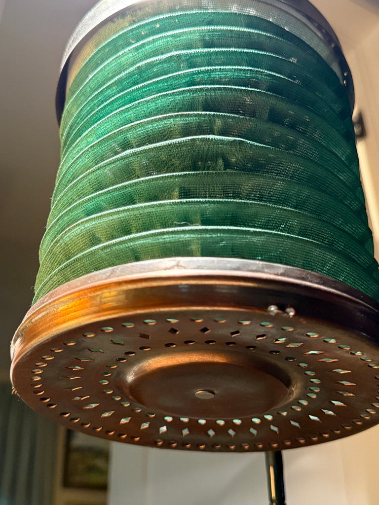 Vintage Collapsible Hanging Candle Lantern, c. 1930s–1950s