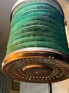 Vintage Collapsible Hanging Candle Lantern, c. 1930s–1950s
