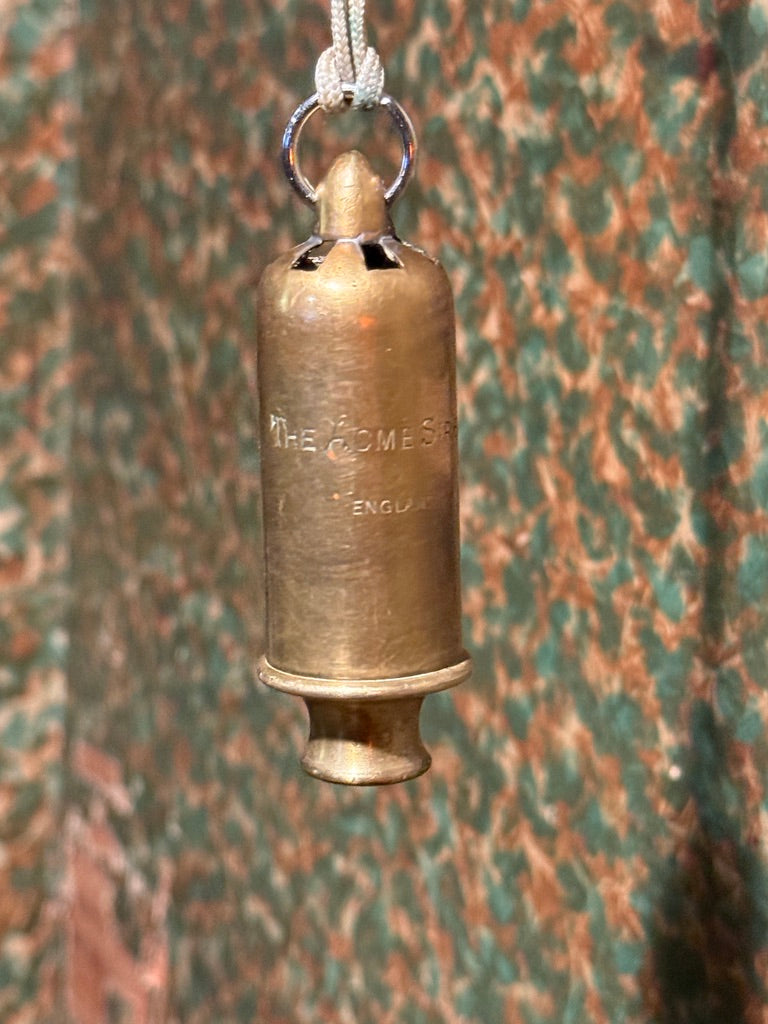 Antique Brass “The Home Siren” Whistle – England c. 1930s
