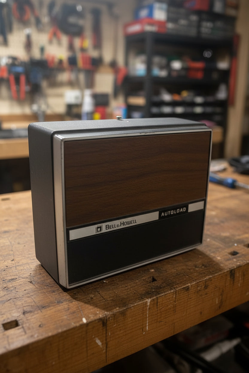 Vintage Bell & Howell Autoload 8mm Movie Projector Mid-Century Decor