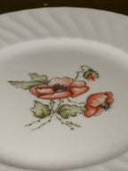Vintage Cherie Starr Hand-Painted Porcelain Plates, Set of Three, 1978
