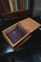 1933 Personalized Wooden Keepsake Box With Inlaid Lid