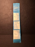 Vintage Talon Dress Placket Zipper in Melon, c. 1953