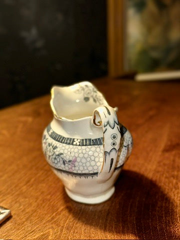 Antique Burleigh Ware Porcelain Creamer | English Transferware, c. Early 20th Century