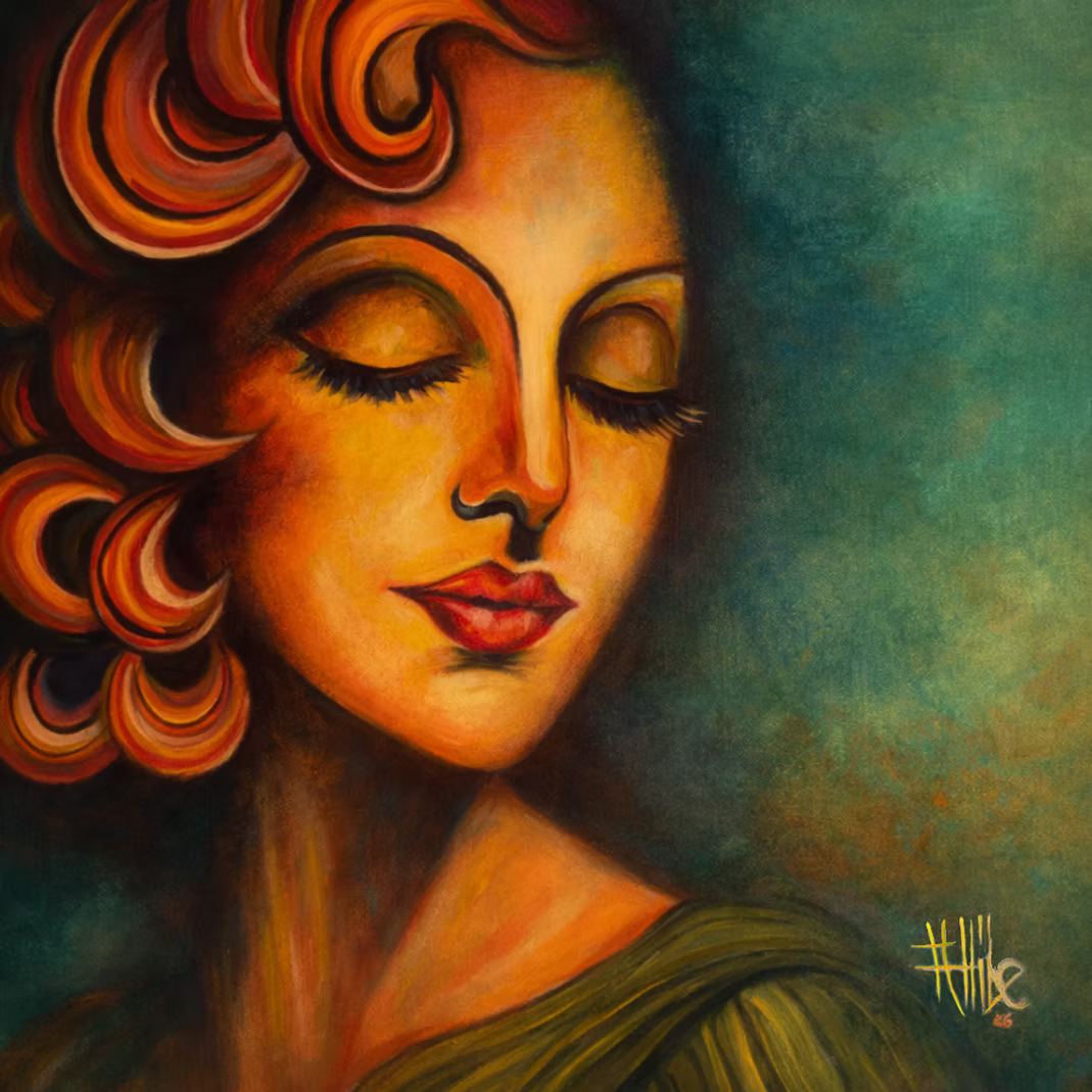 Marisol Original Oil On Canvas, by Kat Allibe