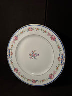 Antique Ovington Bros. New York Limoges Floral Porcelain Plate, c. 1890–1915