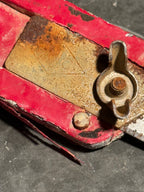 Vintage AJC Guardian Angle Roofing Knife, Red Paint, c. 1965–1990